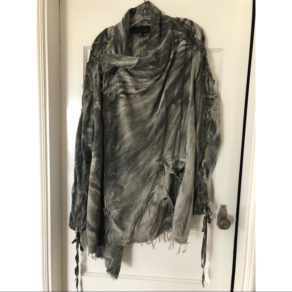 Lip Service Distressed Gray Jacket